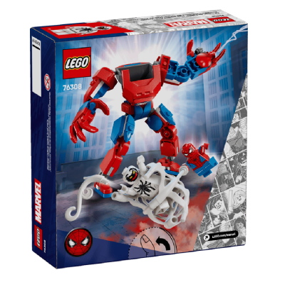 LEGO KOCKE   MEHANIČKI SPIDER-MAN PROTIV ANTI-VENOMA SUPER HEROES 76308