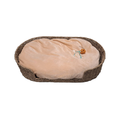 PLETENI KREVET ZA KUĆNE LJUBIMCE 80X45X17CM