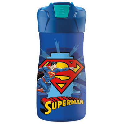 BOCA ZA VODU 430ML SUPERMAN PARTY INOX/PP
