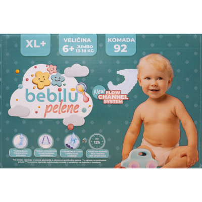 BEBILU PELENE 92 KOMADA 6+ JUNIOR, 13–18 kg