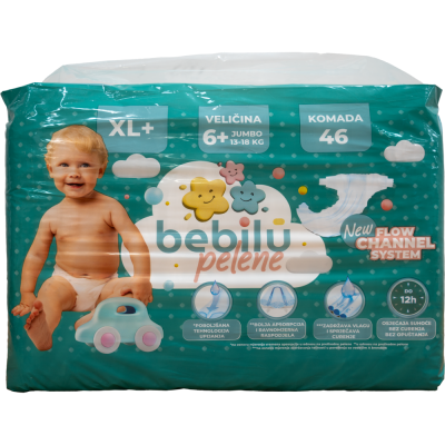 BEBILU PELENE 46 KOMADA 6+ JUNIOR, 13–18 kg