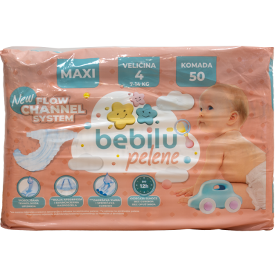 BEBILU PELENE 50 KOMADA 4 MAXI, 7–14 kg