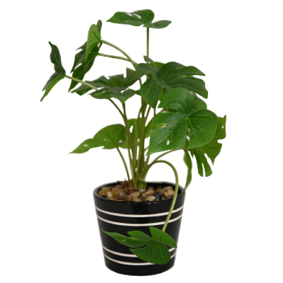 UMJETNO  CVIJEĆE  U SAKSIJI 34X12CM