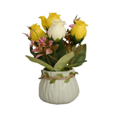 UMJETNO CVIJEĆE U SAKSIJI 21X9,5CM