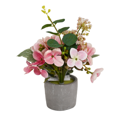 UMJETNO CVIJEĆE  U SAKSIJI FI7CM H-25CM