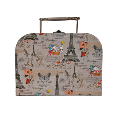 POKLON KUTIJA 20X14,5X7,5CM KOFER PARIS RETRO