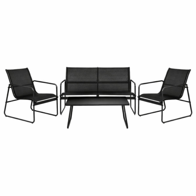 METALNA GARNITURA ZA VRT DFFS CRNA