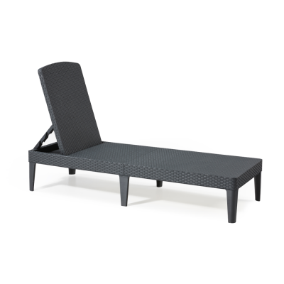 LEŽALJKA 187X58X29CM RATTAN SIVA JAIPUR  ALLIBERT