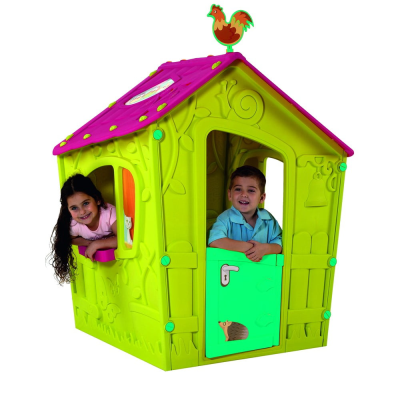 KUĆICA ZA IGRU 146X110X110CM ZELENO-PINK MAGIC KETER