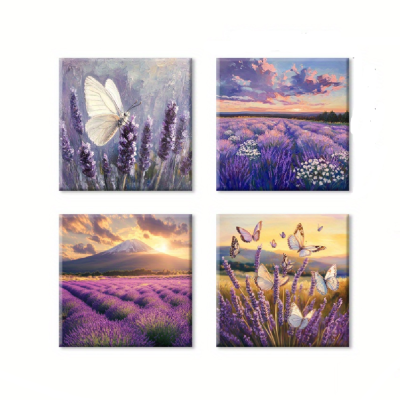 SLIKA SA OKVIROM 50X50CM LAVANDA