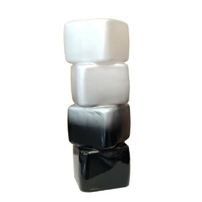 STAKLENA VAZA 10X25CM