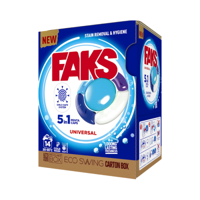 FAKS DETERDŽENT ZA VEŠ U KAPSULAMA 14 KOM UNIVERSAL