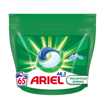 ARIEL DETERDŽENT ZA VEŠ U KAPSULAMA 65 KOM MOUNTAIN SPRING