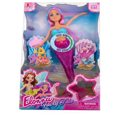 IGRAČKA LUTKA SA DODACIMA MERMAID LIGHTING ELONA