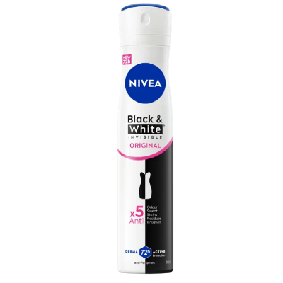 NIVEA DEZODORANS 200ML  INVISIBLE BLACK&WHITE ORIGINAL