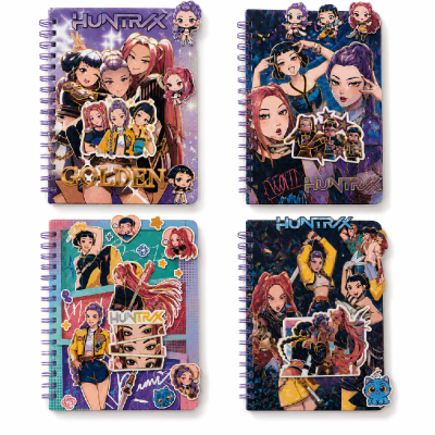 NOTES A5 70L HUNTRIX SHAPE SPIRALA SILVER K-POP