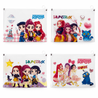 FASCIKLA A4 SA ZIPOM PVC K-POP