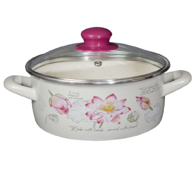 ŠERPA PLITKA SA STAKLENIM  POKLOPCEM 20CM/2,75L LOTUS