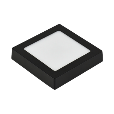 NADGRADNI LED PANEL 18W KVADRATNI E-LIGHT 6500K CRNI