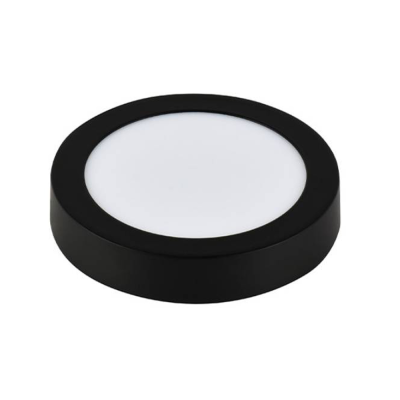 NADGRADNI  LED PANEL 18W OKRUGLI E-LIGHT 4000K CRNI