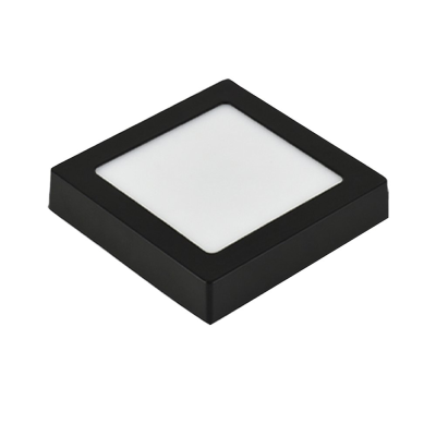 NADGRADNI LED PANEL 24W KVADRATNI E-LIGHT 4000K CRNI