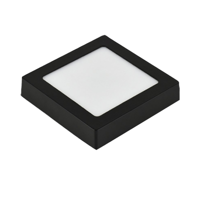 NADGRADNI LED PANEL 24W KVADRATNI E-LIGHT 6500K CRNI