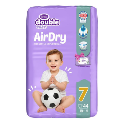 VIOLETA PELENE 44KOM 7 DOUBLE CARE AIR DRY 18KG+