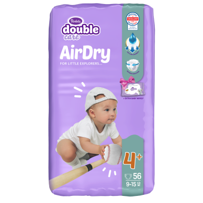 VIOLETA PELENE 56KOM 4+ MAXI PLUS 9-15KG DOUBLE CARE AIR DRY