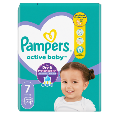 PAMPERS PELENE 44KOM 7 JUMBO MAXI PACK 7 15KG+