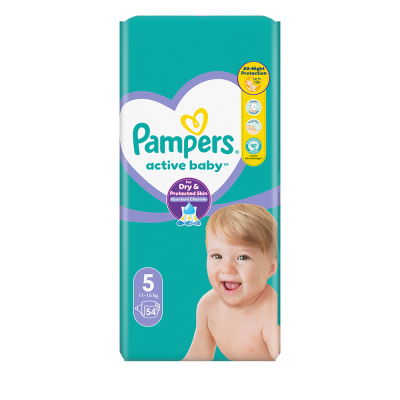 PELENE 54KOM PAMPERS 5 JUMBO MAXI PACK JUNIOR 11-16KG