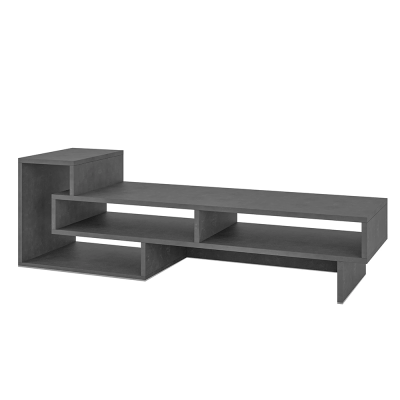 KOMODA ZA TV TETRA 136,7X40X42,2CM - RETRO SIVA